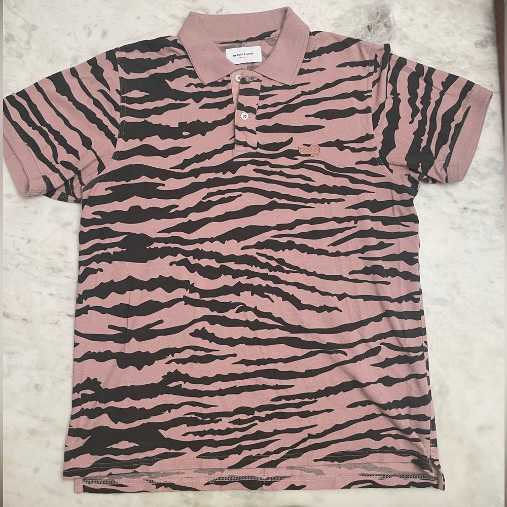 Ovadia & Sons Polo in Animal Print